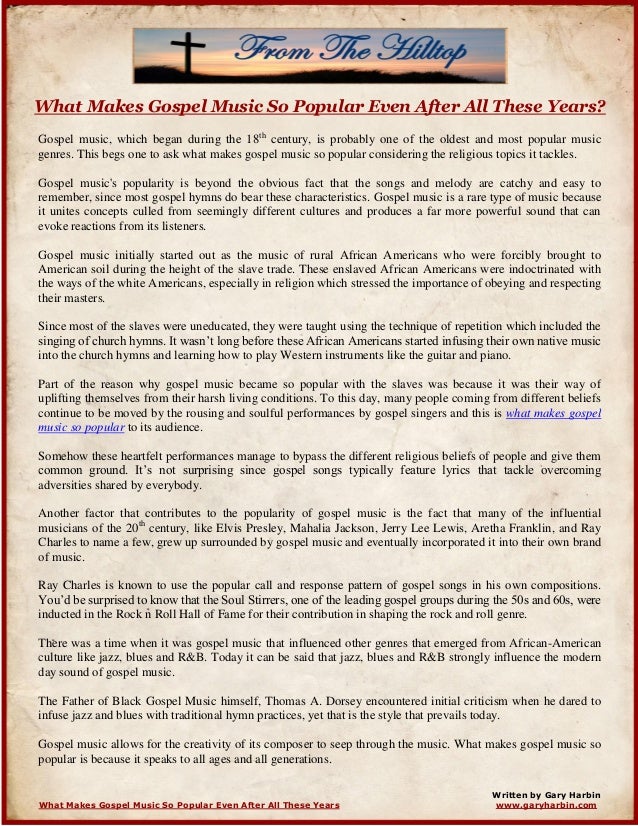 gospel songs powerful Most gospel songs powerful Most